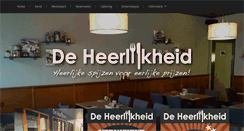 Desktop Screenshot of deheerlijkheid.com